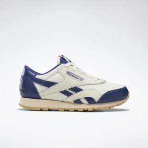 Reebok Classic Nylon TAO Turnschuhe Kinder - Weiß/Blau - DE 016-NOL